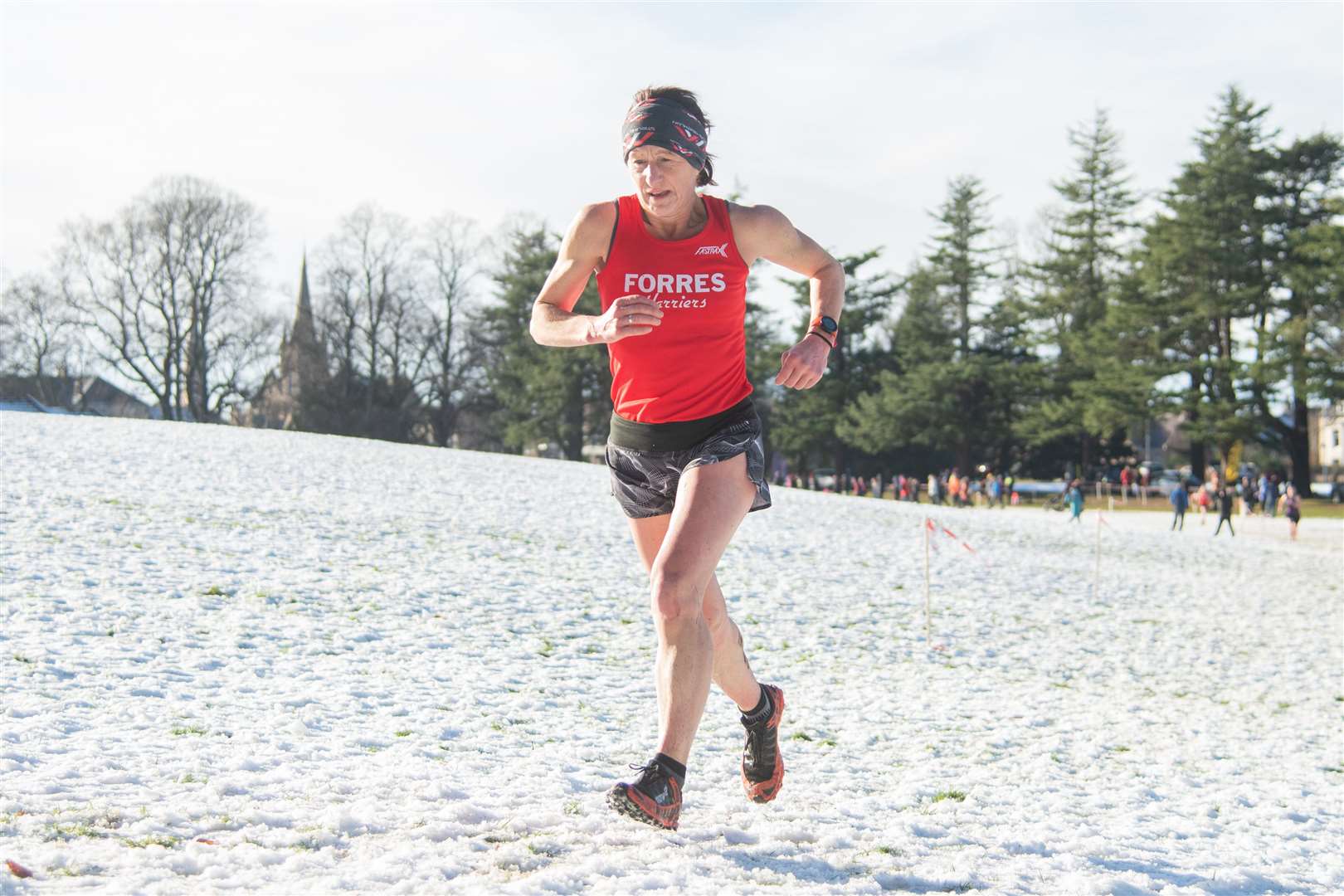 Siobhan Evans of the Forres Harriers. Picture: Daniel Forsyth..