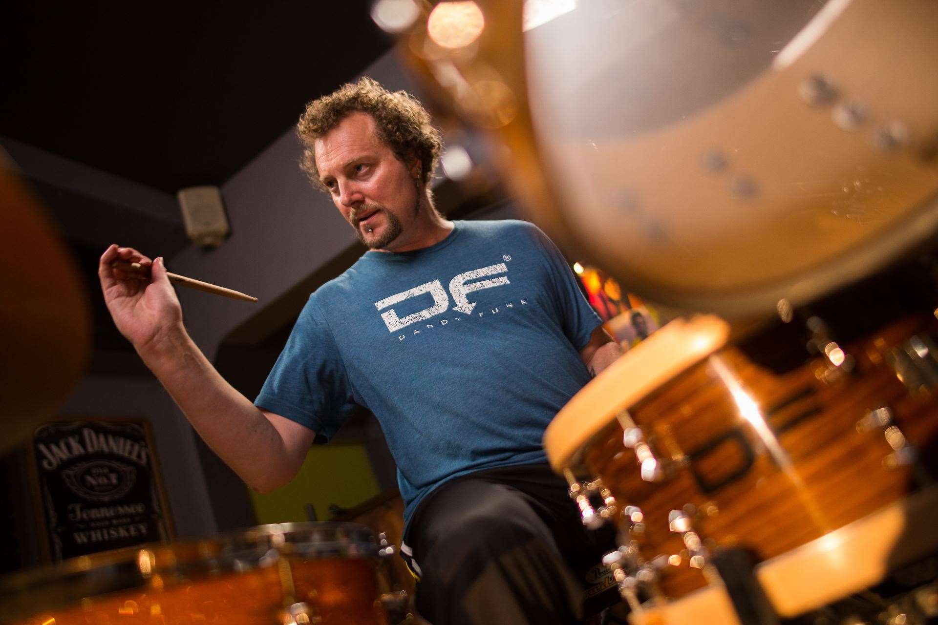 Simon Greenhill of Daddy Funk Drums - who is based at Burgie.