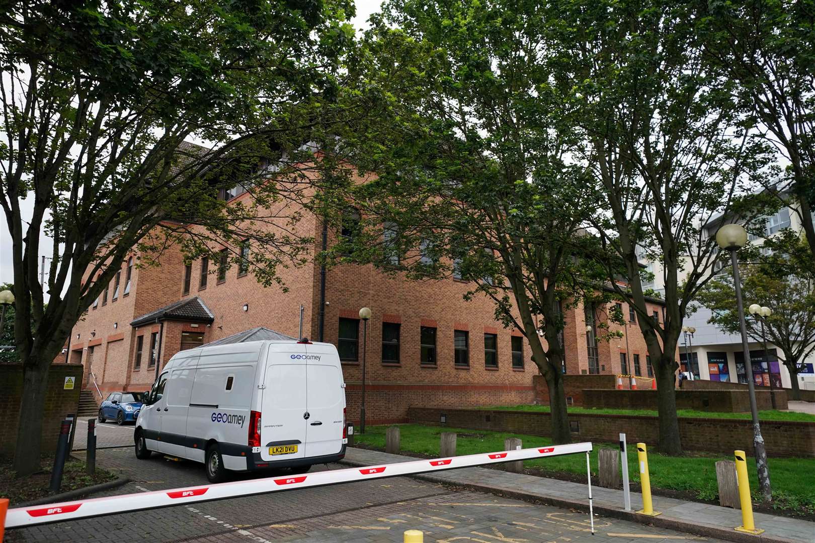 The trial is taking place at Derby Crown Court (Jacob King/PA)