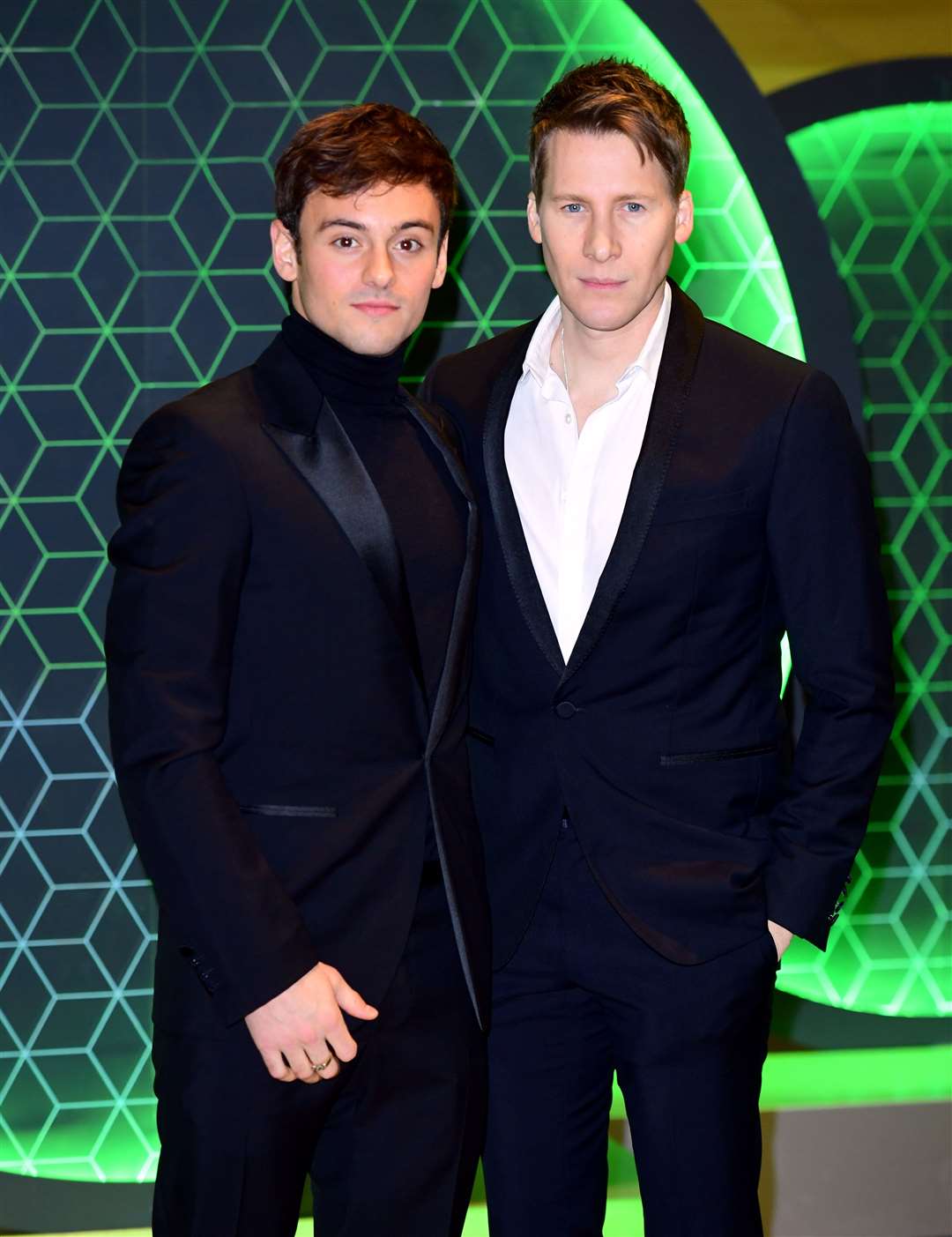 Tom Daley and Dustin Lance Black (Ian West/PA)