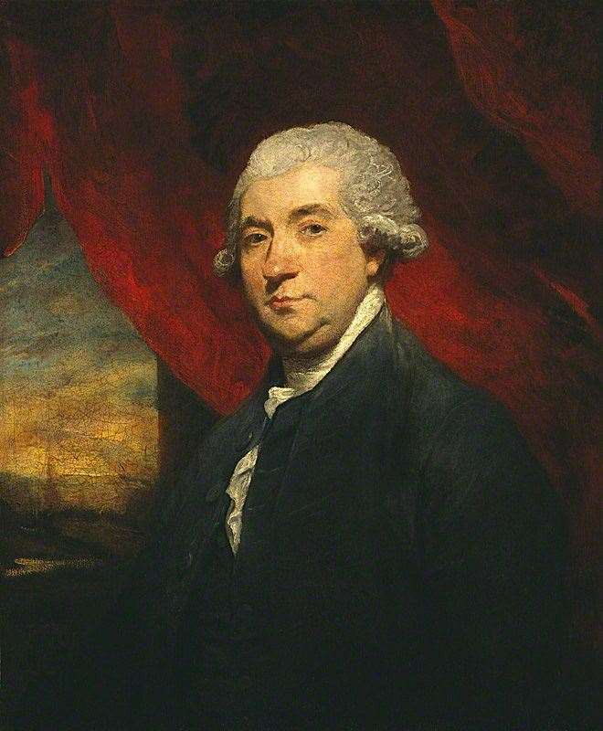 James Boswell. Potrait by Sir Joshua Reynolds 1785.