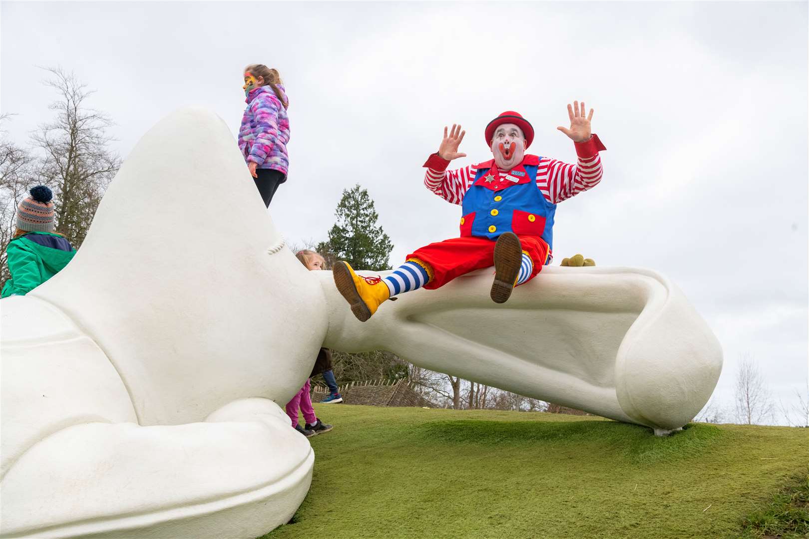 Mr Bubbles wows Brodie Castle crowds at the Easter Fun Day...Picture: Beth Taylor