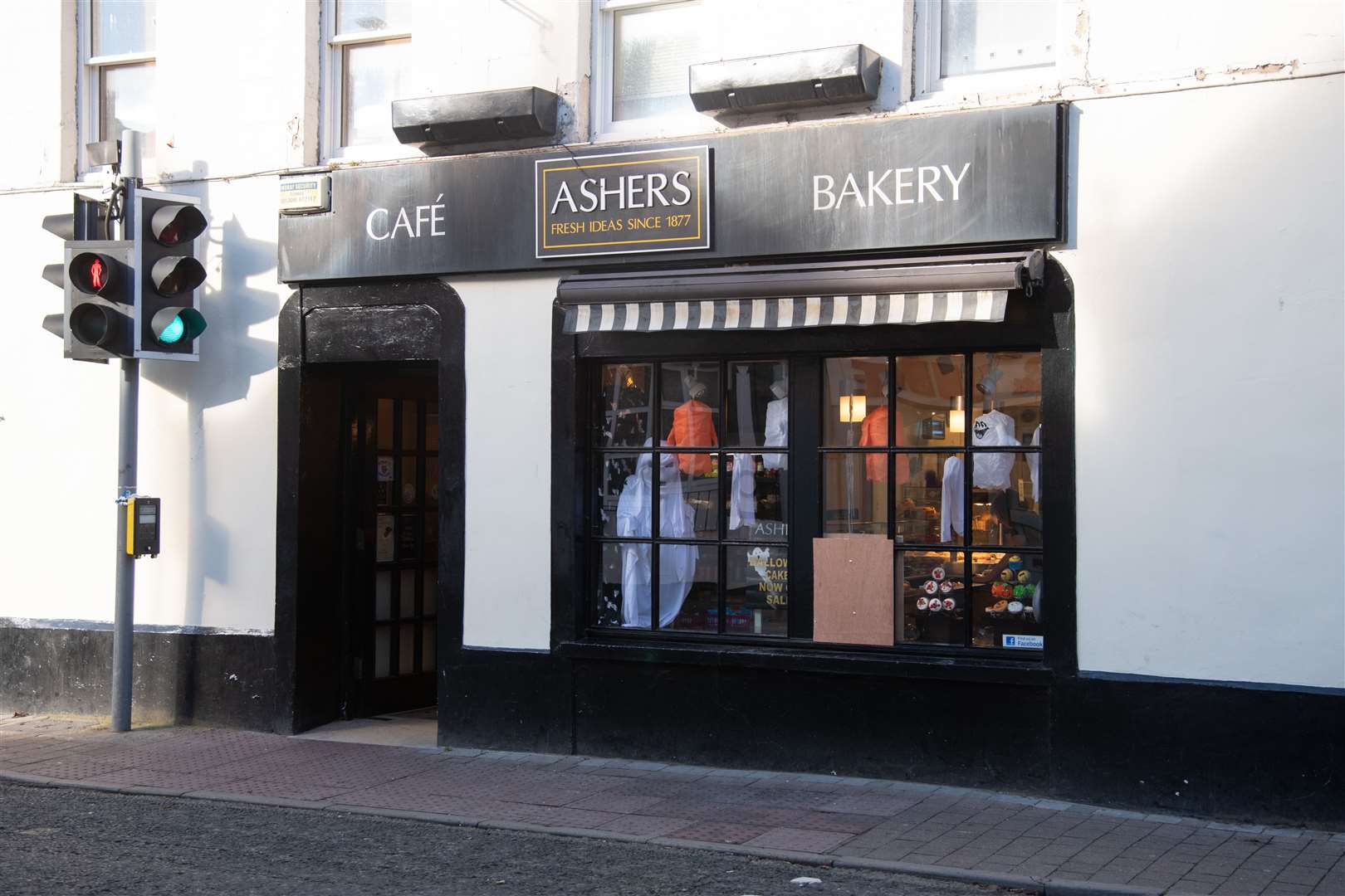 Ashers Bakery on Forres High Street. Picture: Daniel Forsyth