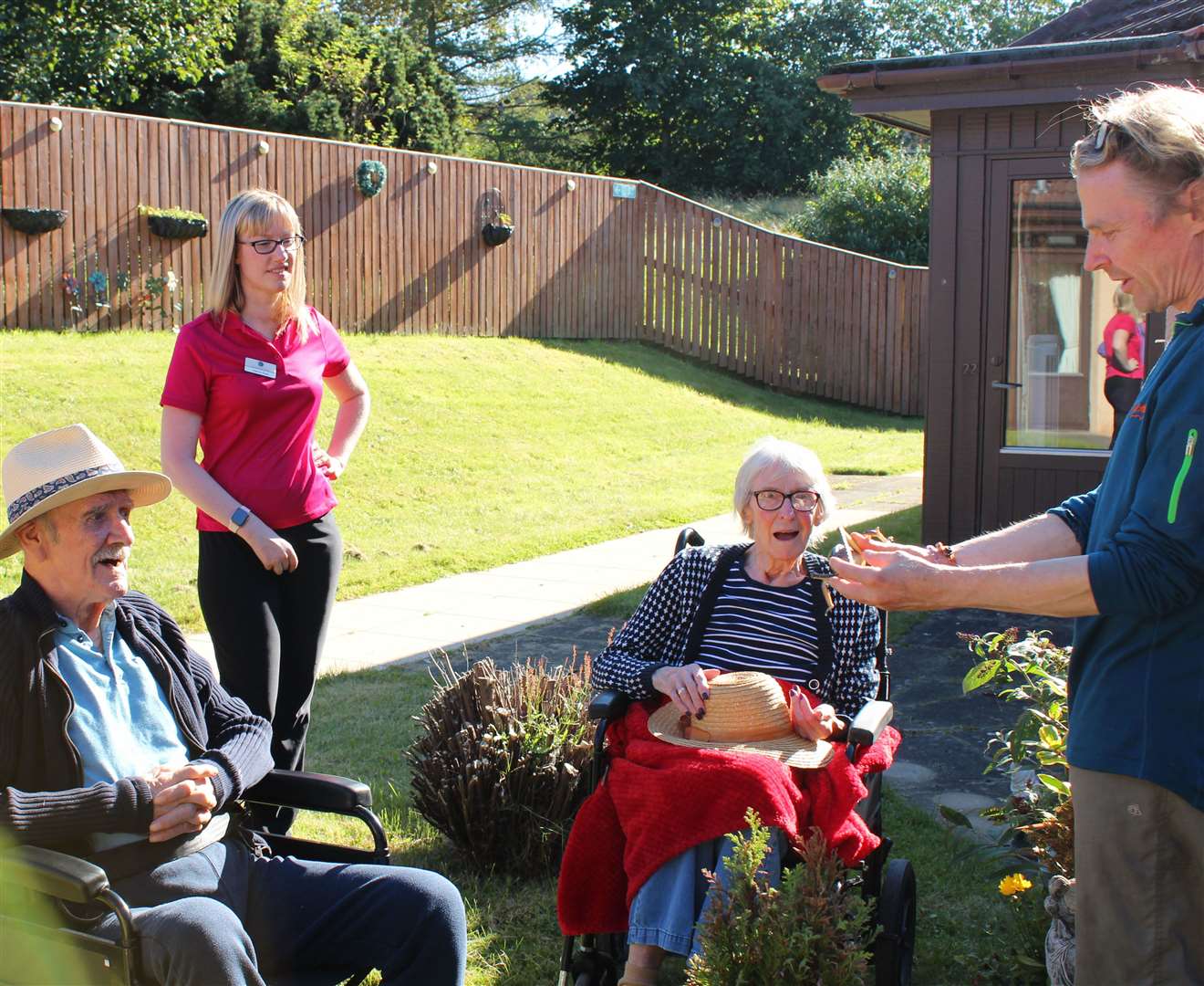 Wild Things working with care home residents.