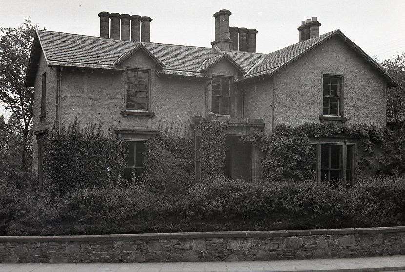Auchernach House, pictured on Saturday 25th March 1950. It was bought at this time from ex provost Dr John Bruce for £1500, by the County Council, for use as an old folks home for 12 residents, to replace Burnside.jpg