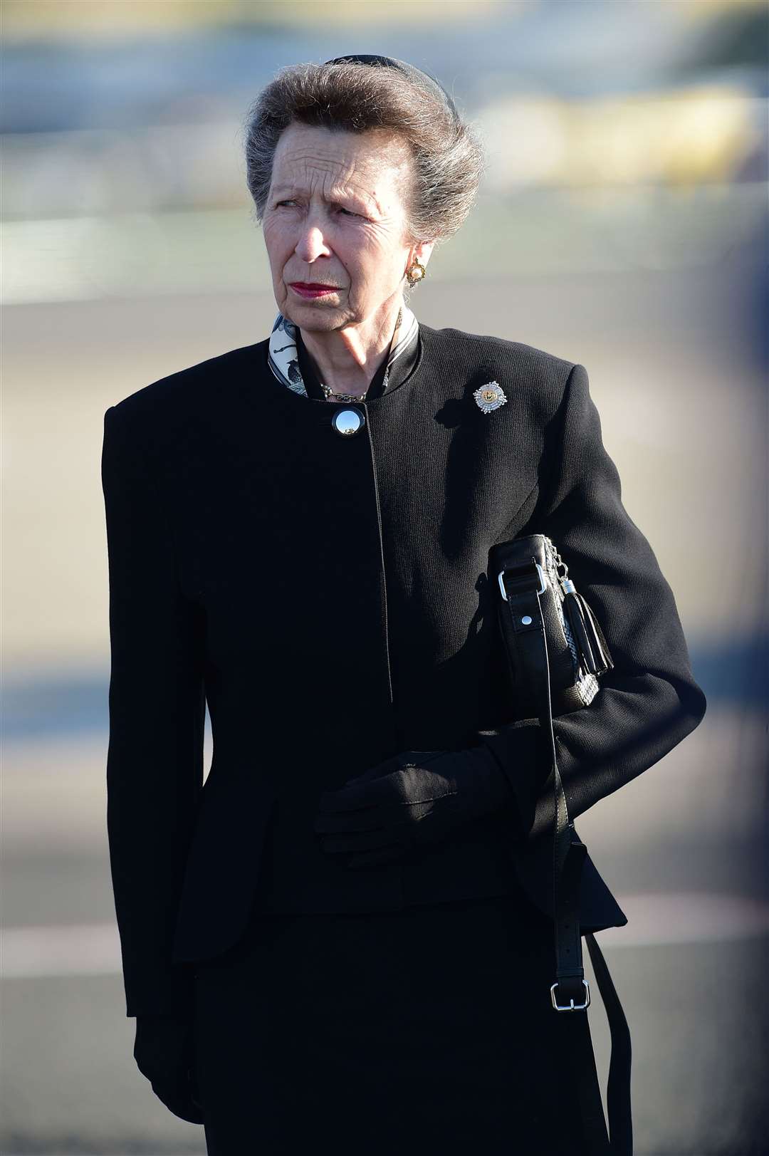 The Princess Royal accompanied the coffin on the flight (Victoria Stewart/Daily Record/PA)