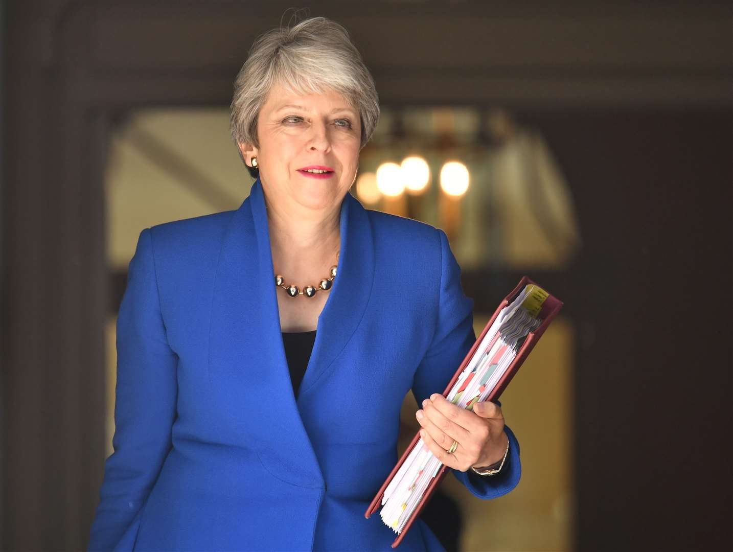 Theresa May received £97,000 for speaking at an event hosted by private equity firm Apax Partners (Dominic Lipinski/PA)