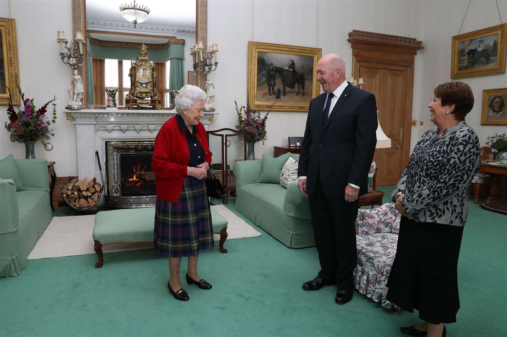 The Queen will hold the audiences with Boris Johnson and Liz Truss in the Drawing Room at Balmoral Castle (Andrew Milligan/PA)