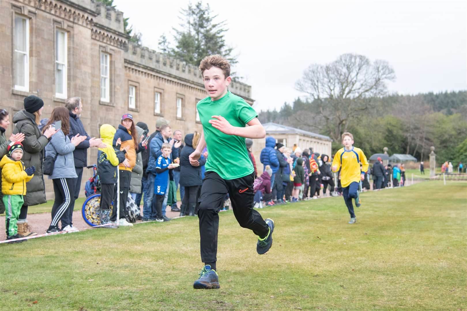 EL_PR Cross Country 2024 26Second in the Primary 6/7 Boys race was Applegrove's Fraser Heron.Active Schools Primary Cross Country 2024, held at Gordon Castle, Fochabers. Picture: Daniel Forsyth.