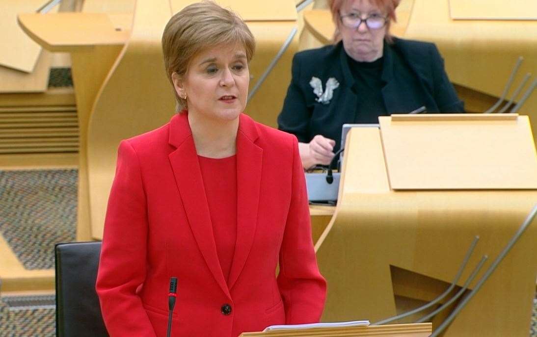 The First Minister confirmed that restrictions will be extended till mid-February at the earliest.