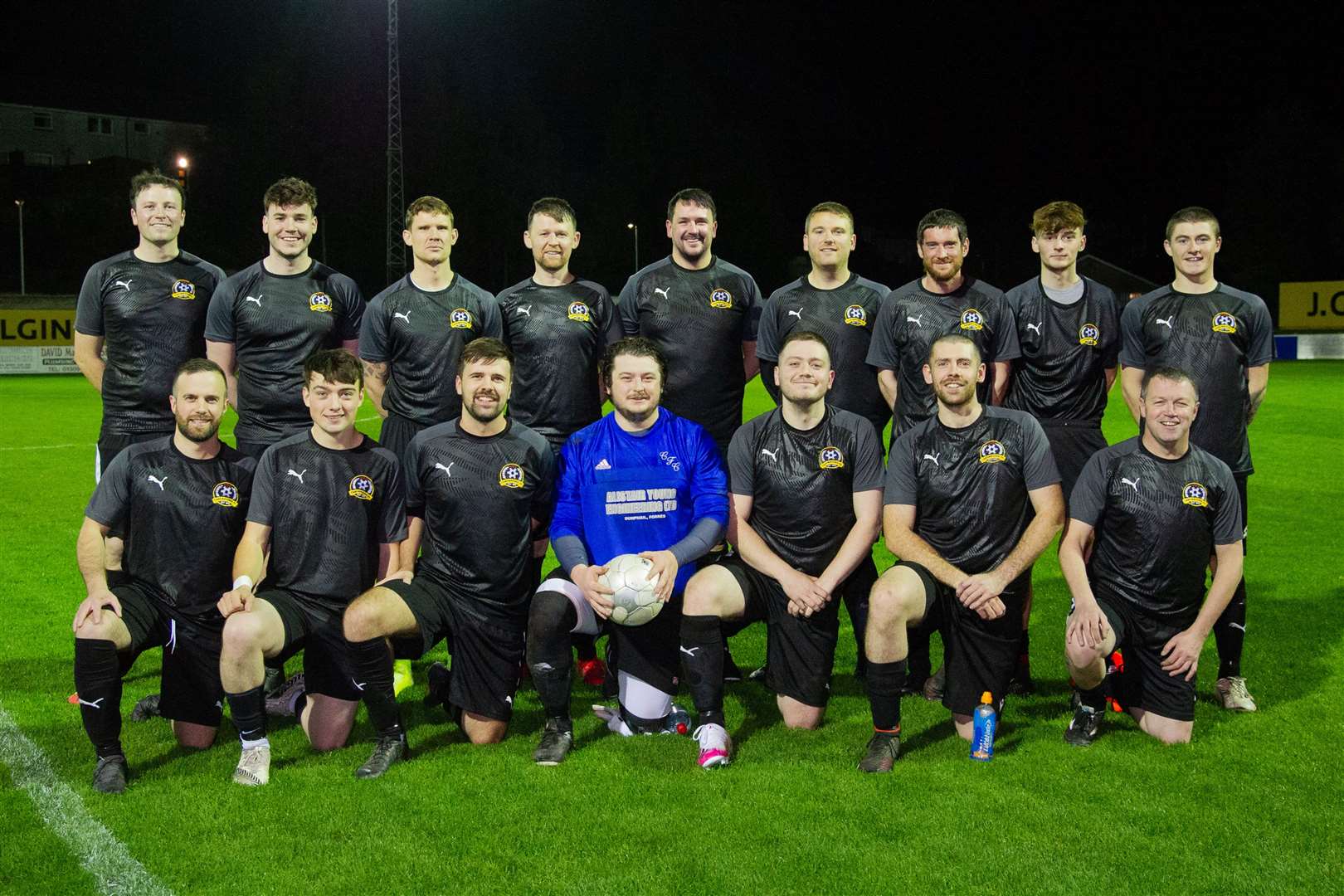 The Carisbrooke...Mental Mechanics' play a charity match at Mosset Park against local Forres team The Carisbrooke. ..Picture: Daniel Forsyth..