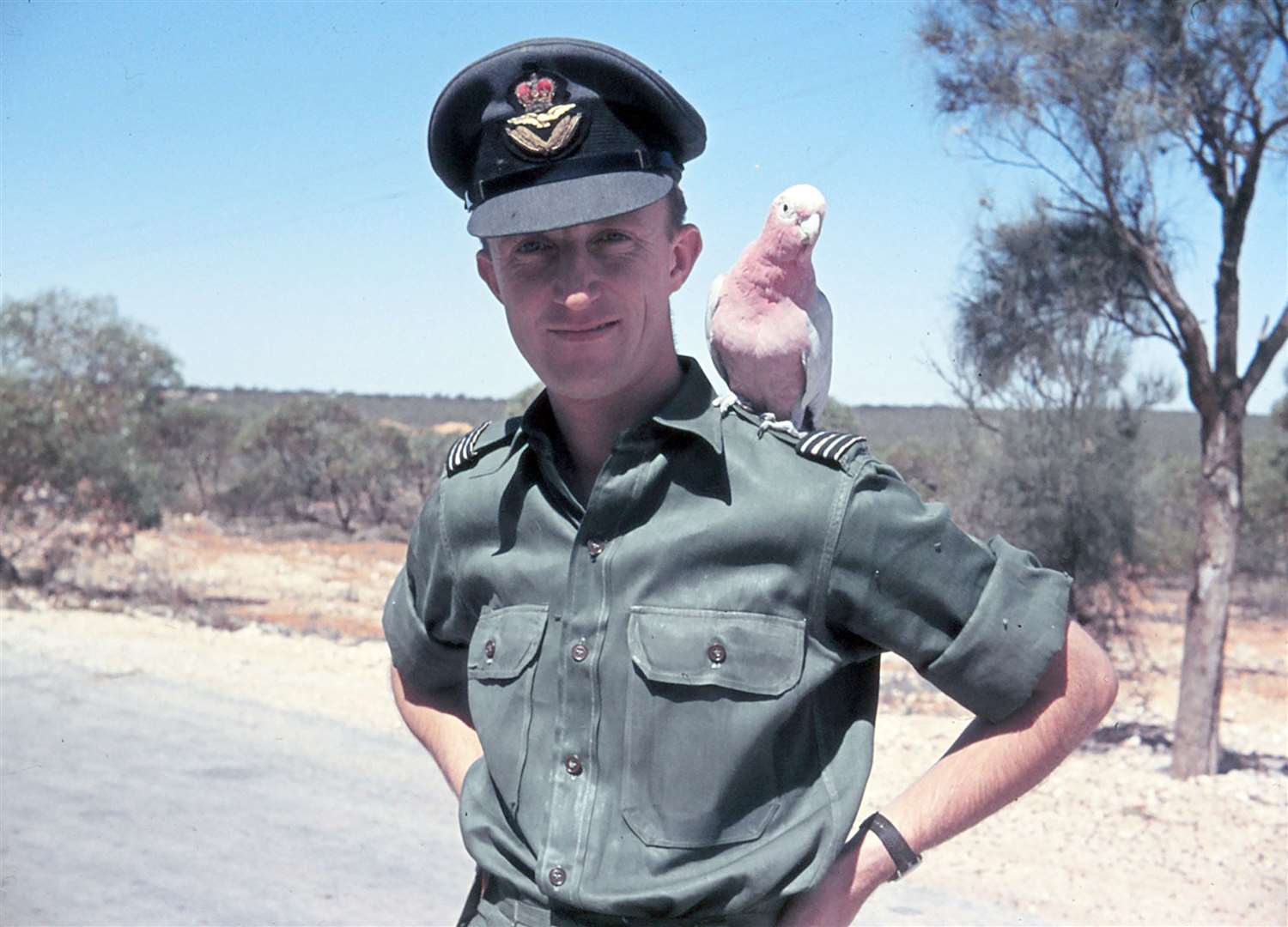 Flight Lieutenant David Purse serving at Maralinga, Australia, in 1962 and 1963 when nuclear tests were carried out (Family handout/PA)