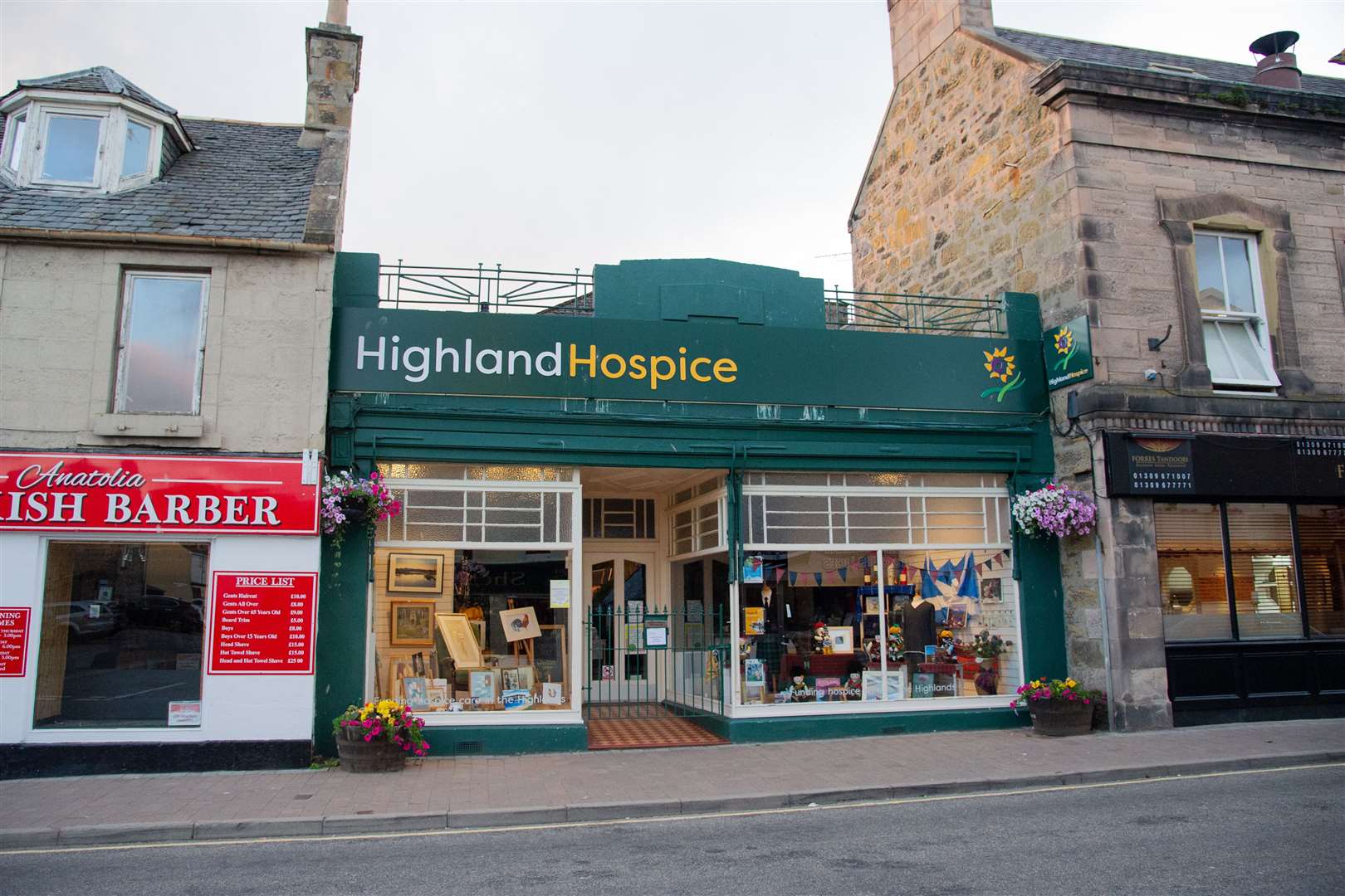 Profits from the Highland Hospice shop on Forres High Street support the Highland-based service.