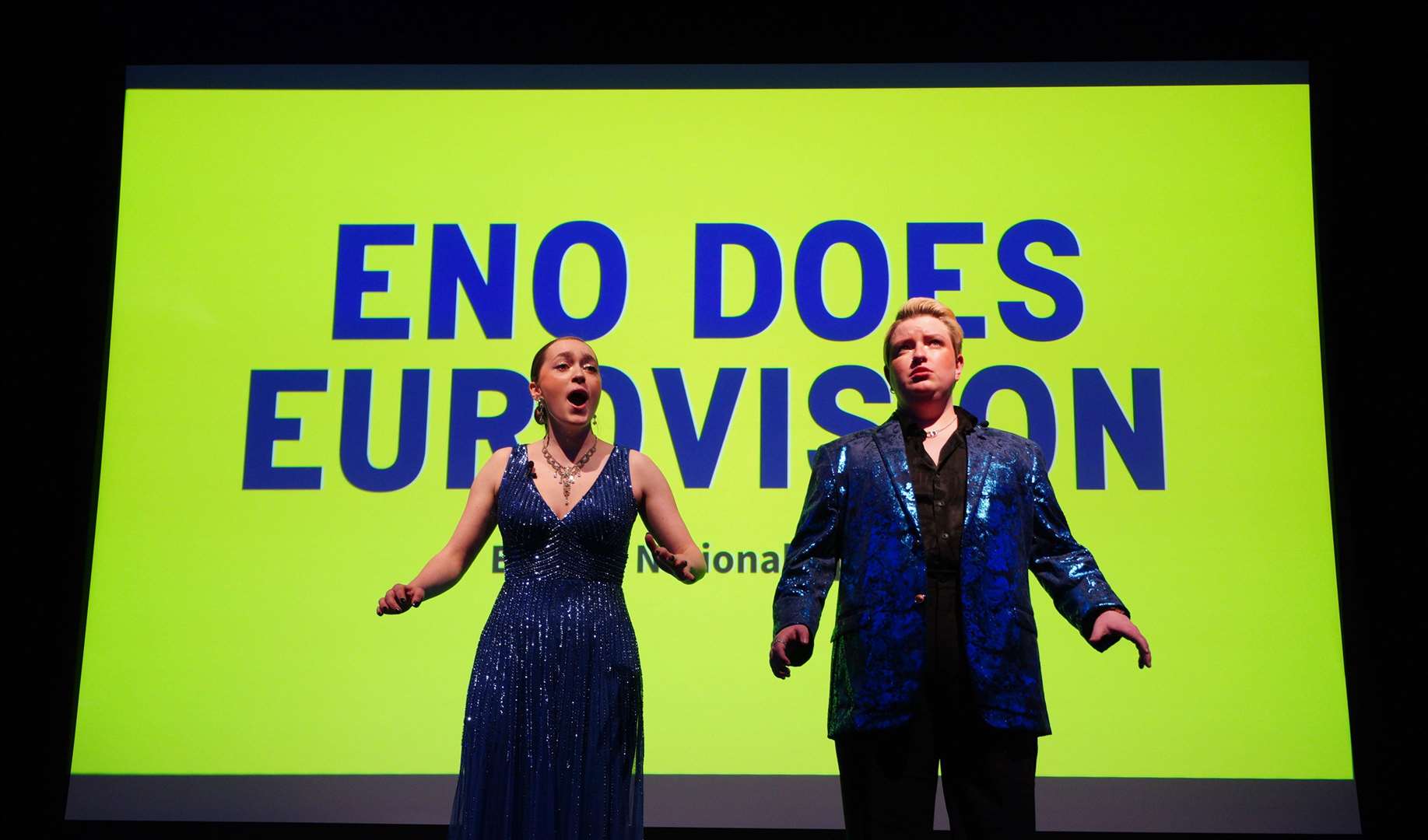 The English National Opera does Eurovision (Peter Byrne/PA)