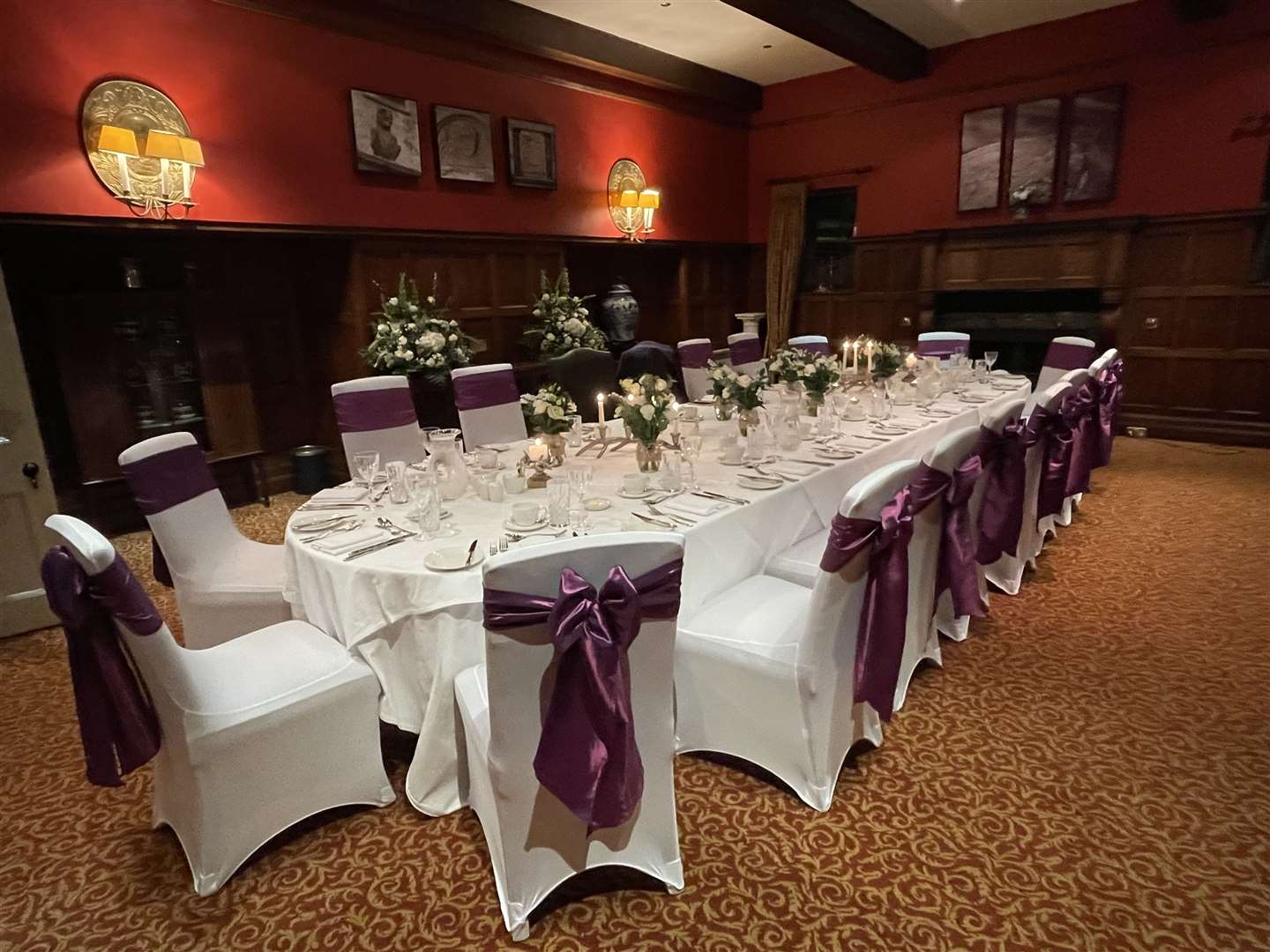 There are fabulous rooms for more intimate gatherings as well as large weddings.