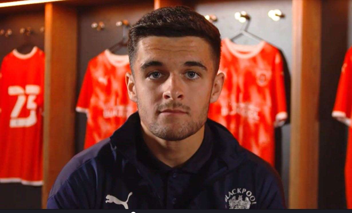 Blackpool teenager Jake Daniels has come out as gay (Sky Sports News/PA handout)