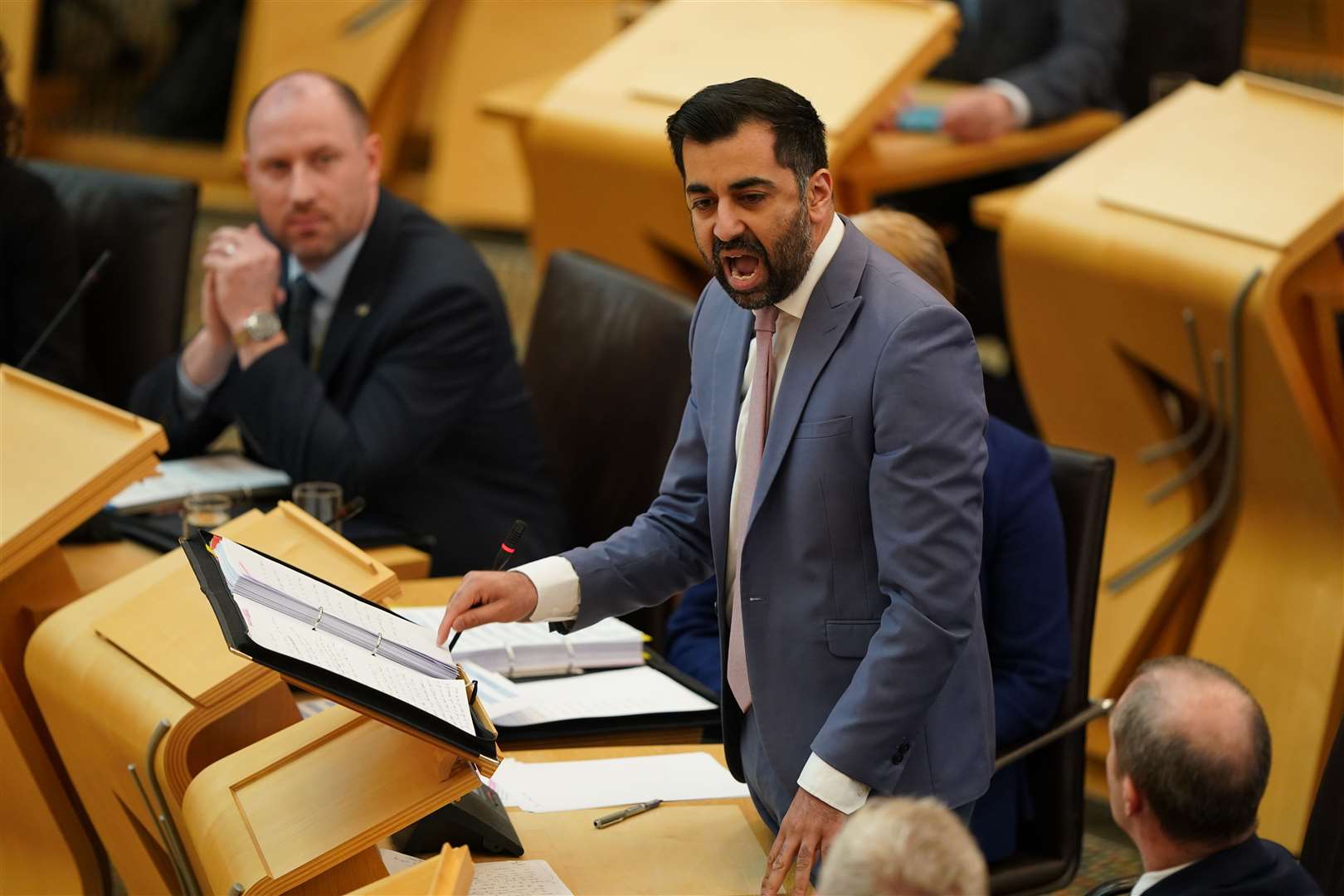 First Minister Humza Yousaf has decribed Westminster blocking the legislation as an ‘undemocratic veto’ (Andrew Milligan/PA)