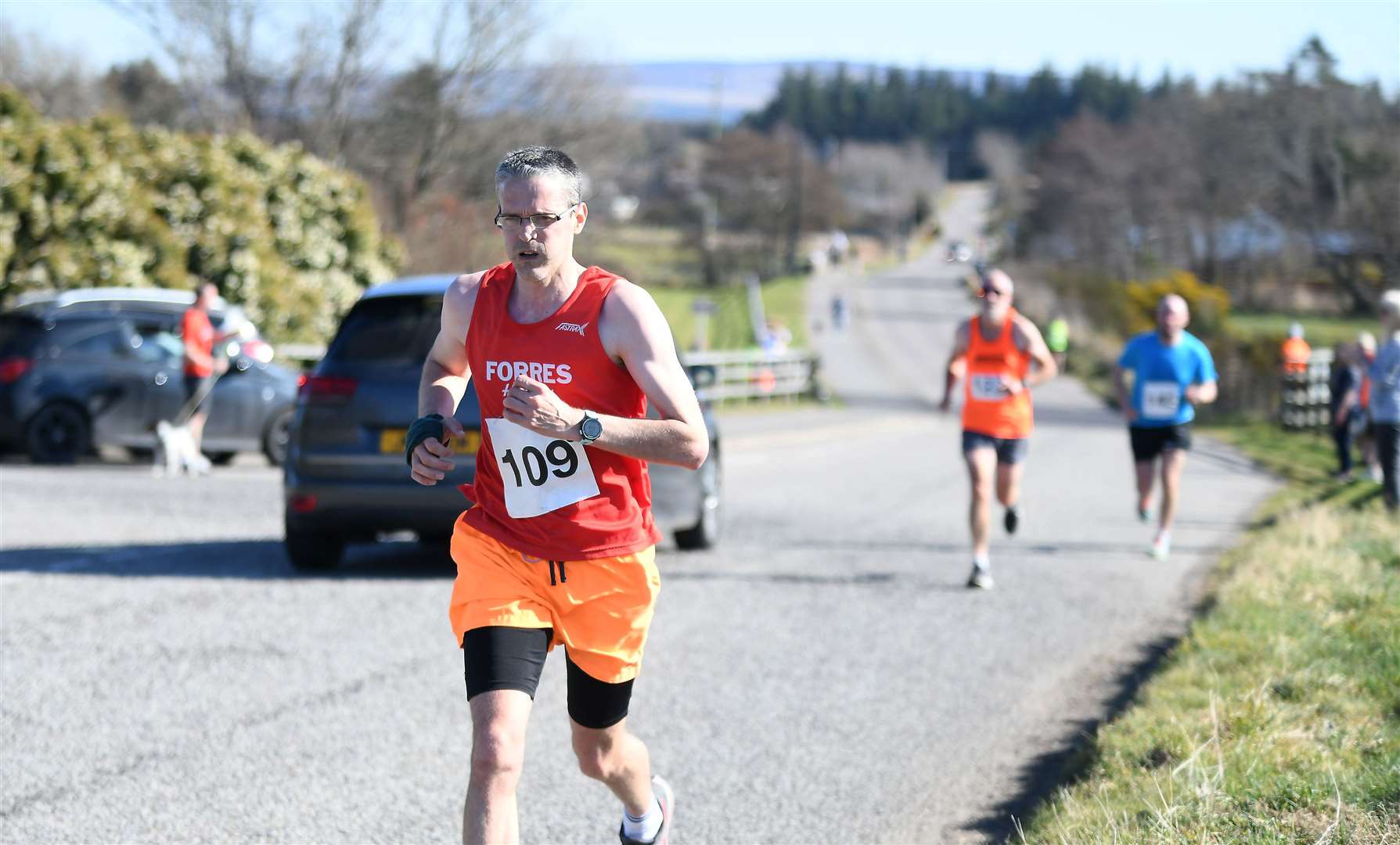 Robert Paterson ran well for Forres Harriers. Picture: Becky Saunderson..