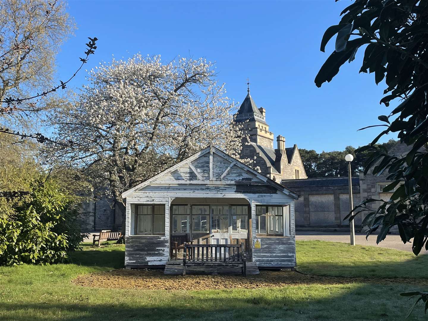 The once-popular summer house allowed for patients and staff to enjoy fresh air.