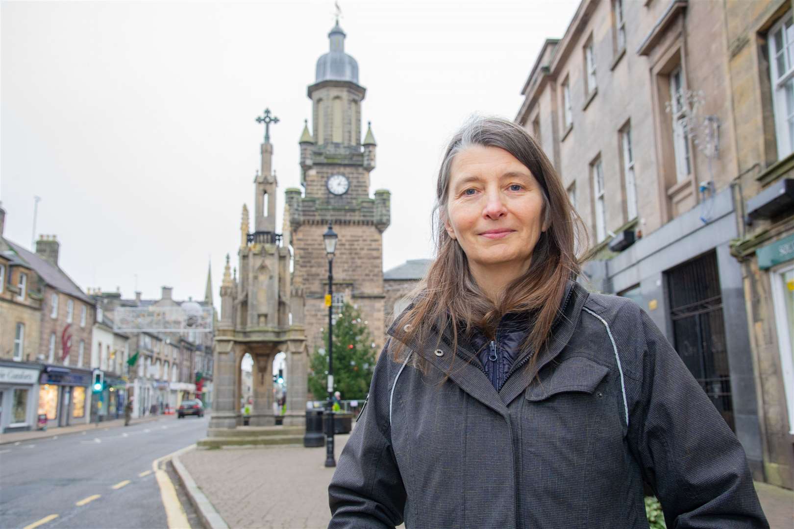 Green MSP Ariane Burgess in Forres. Picture: Daniel Forsyth.