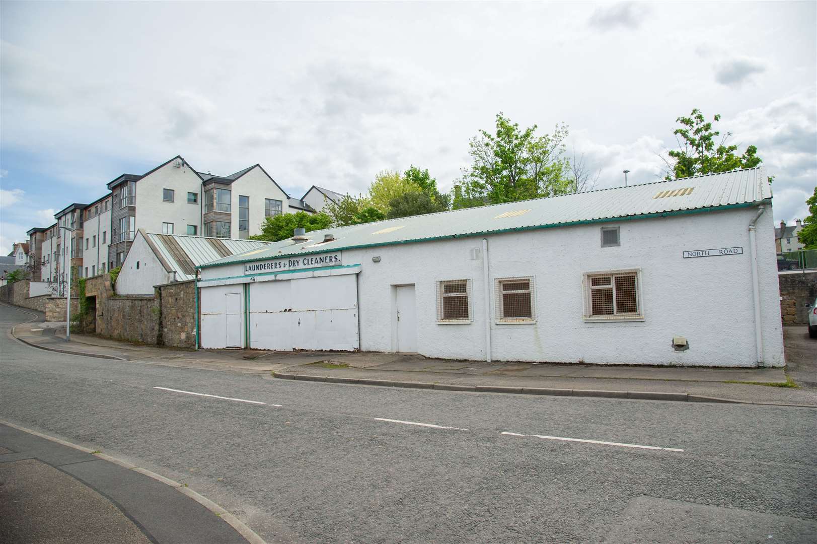 There has been a proposal for new flats and housing on the site of the old laundry building, 3-5 Gordon Street, Forres...Picture: Daniel Forsyth..