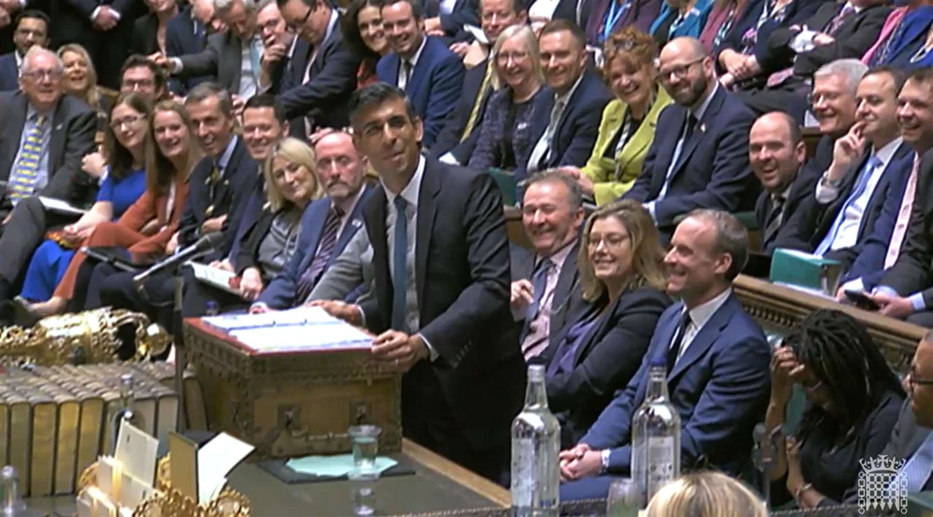 Prime Minister Rishi Sunak during his first Prime Minister’s Questions as Tory leader (House of Commons/PA)
