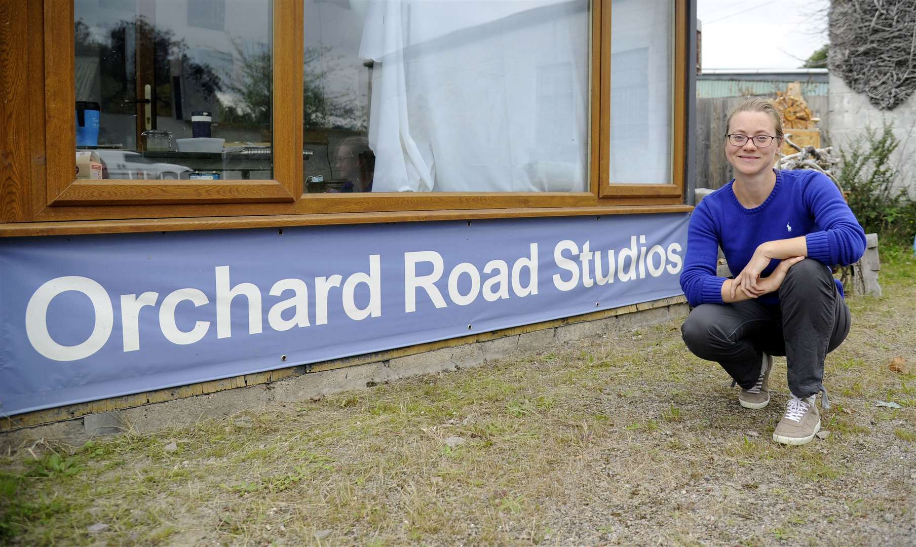 Artist Suzanne Birch at Orchard Road Studios in Forres...Picture: Becky Saunderson..