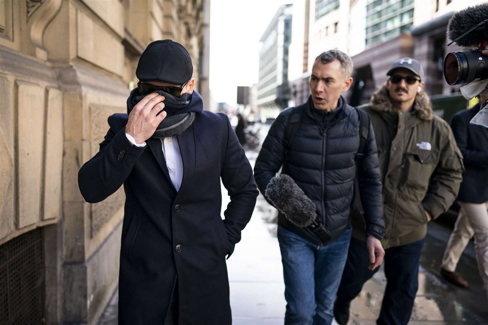 Jamie Acourt arrives at the City of London Magistrates’ Court (Aaron Chown/PA)