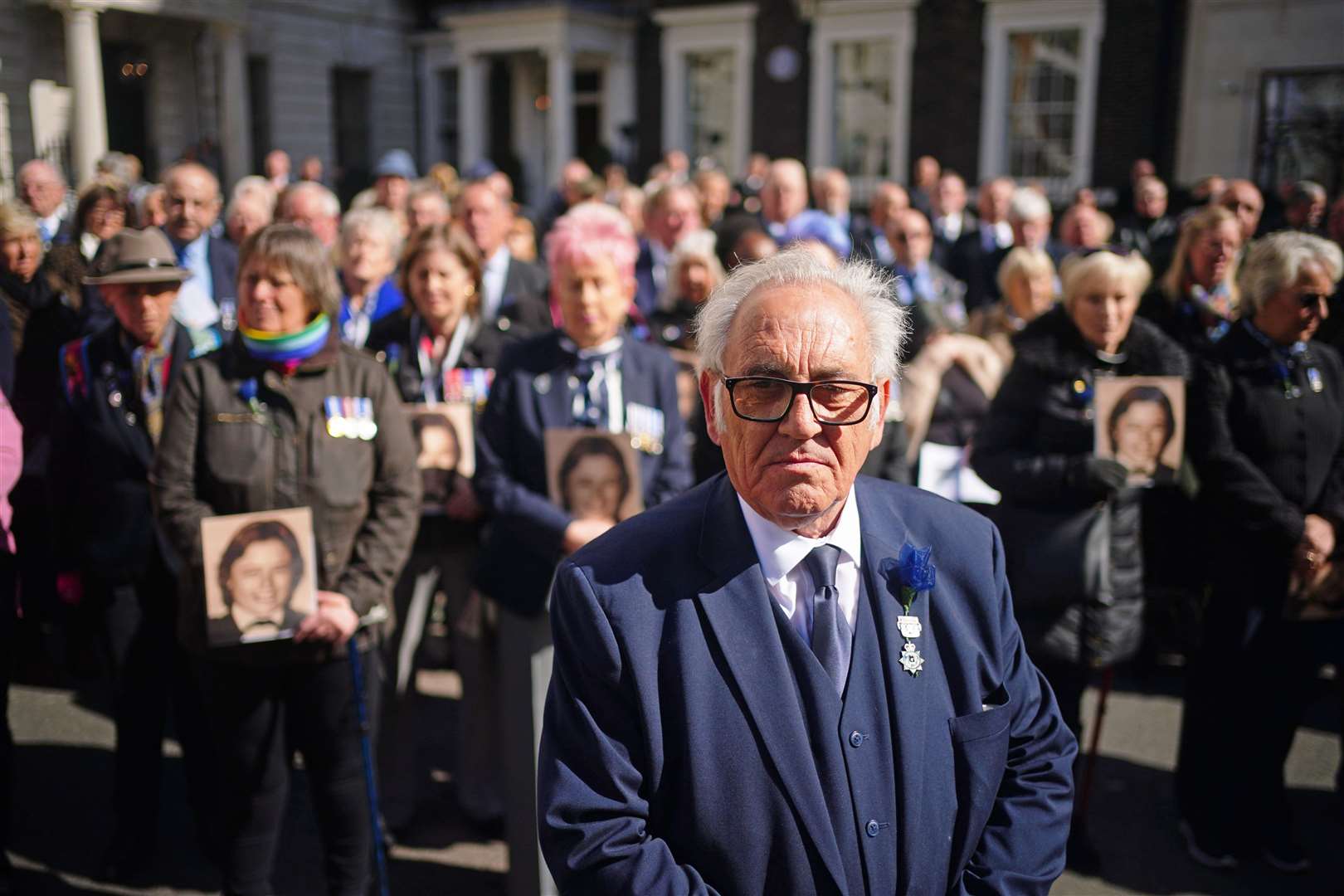 Retired police officer John Murray attends the 40th anniversary memorial service for his friend Pc Yvonne Fletcher (Victoria Jones/PA)
