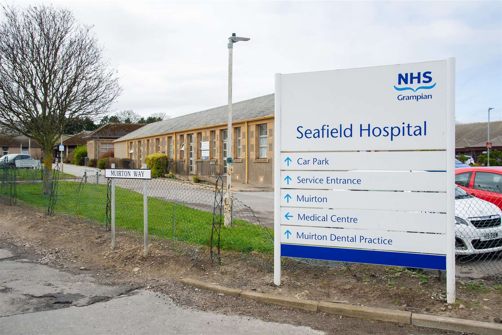 NHS Grampian has confirmed there are a number of coronavirus cases among patients and staff at Seafield Hospital, in Barhill Road, Buckie. Picture: Daniel Forsyth.