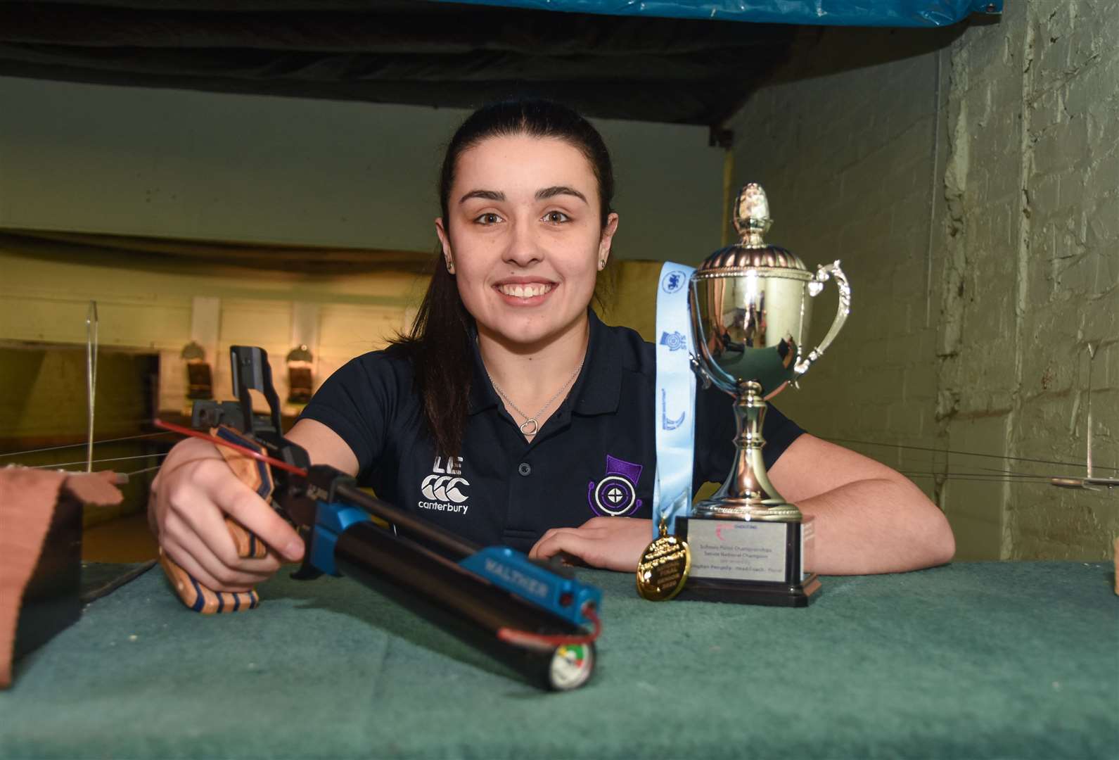 The Covid-19 lockdown couldn’t stop Lucy Evans from competing in a unique online international shooting competition on Saturday, where she finished third.