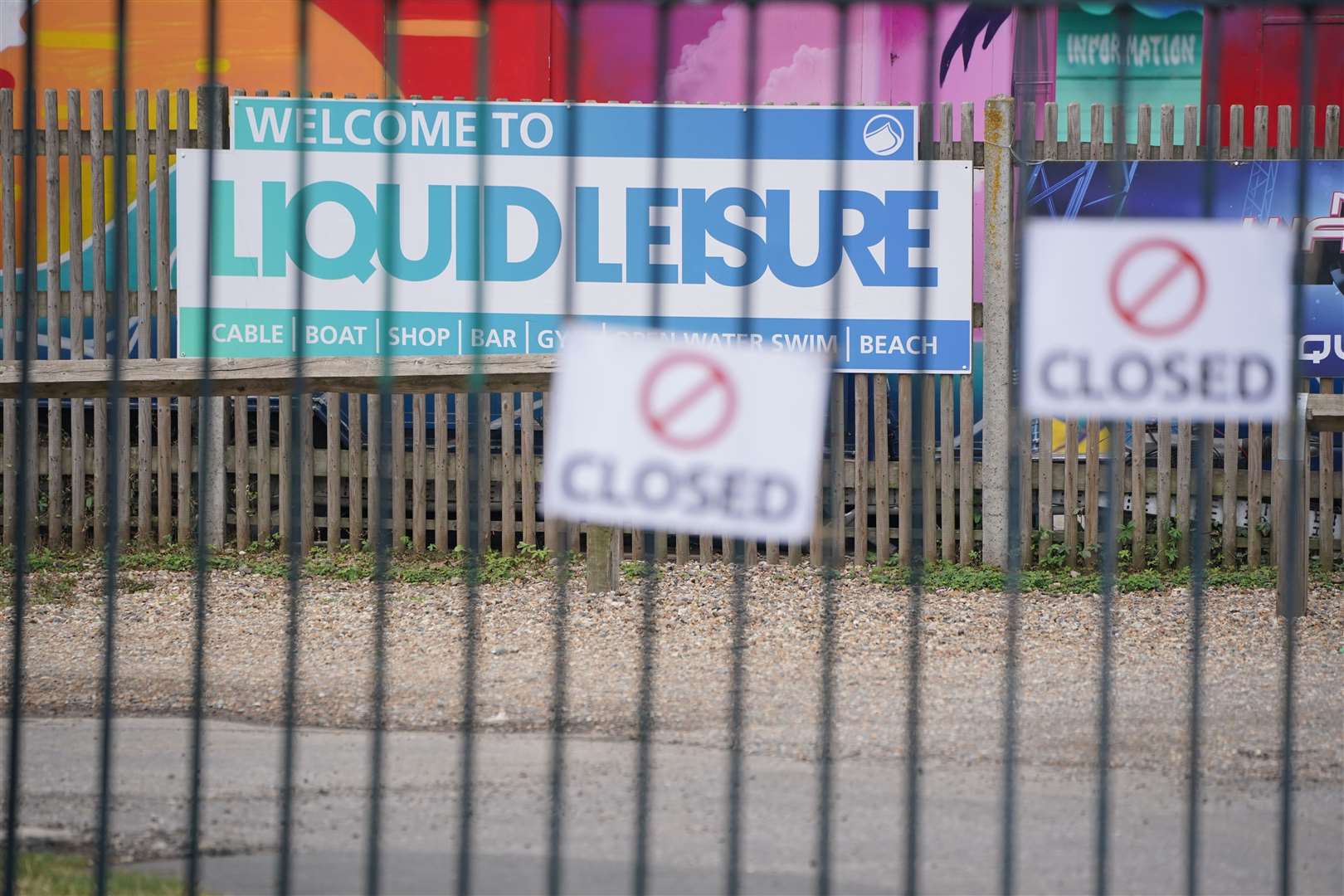 A closed Liquid Leisure, near Windsor, Berkshire (PA)