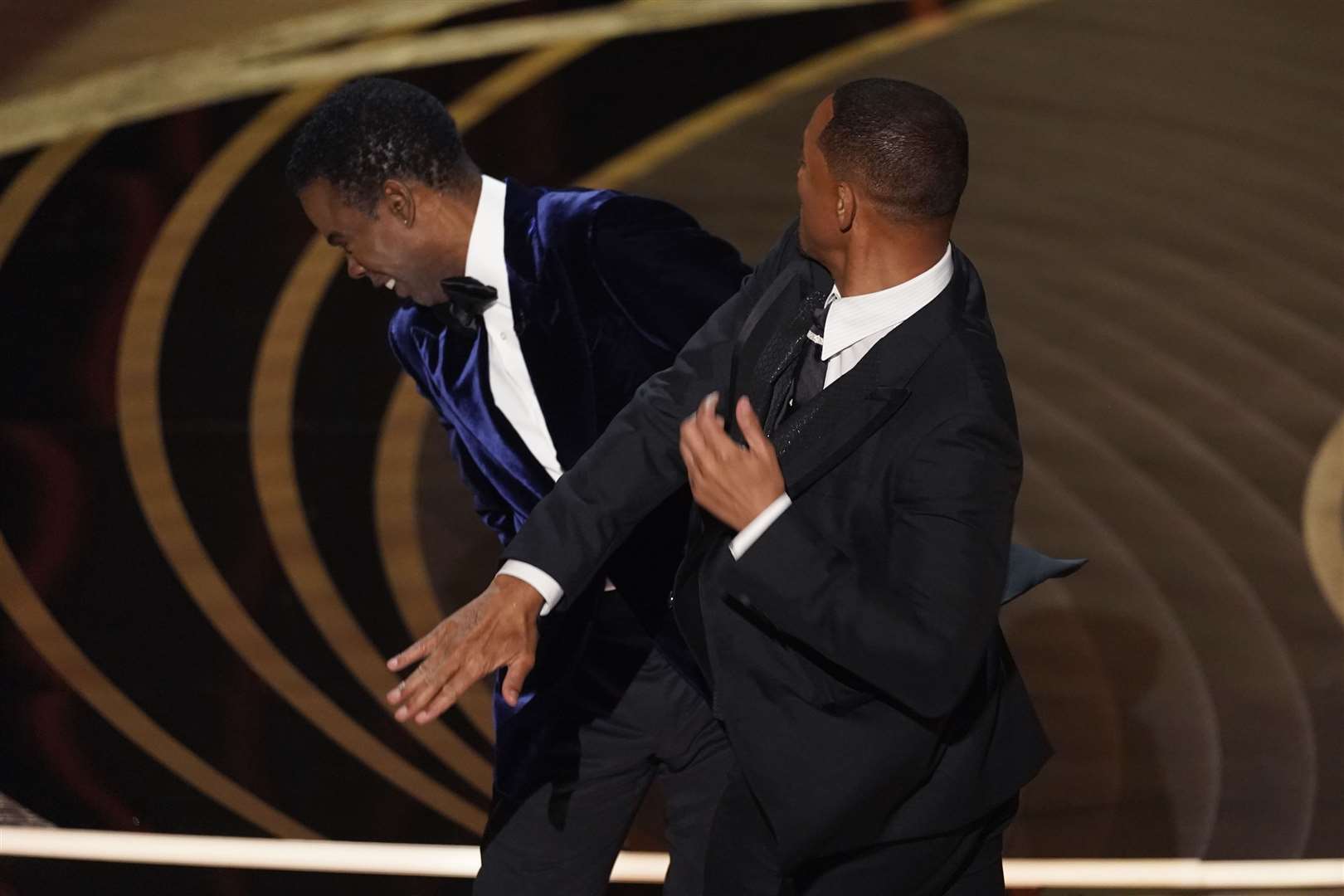 Will Smith hits Chris Rock on stage (Chris Pizzello/AP)