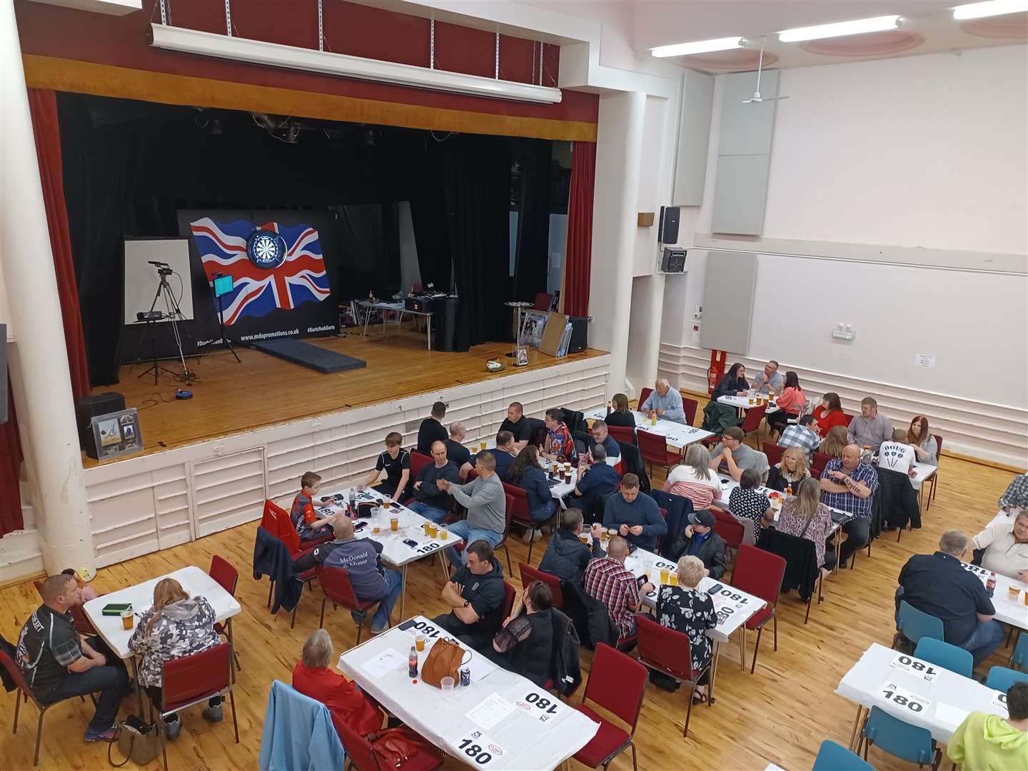 The Legends Event at Forres Town Hall attracted a good crowd.
