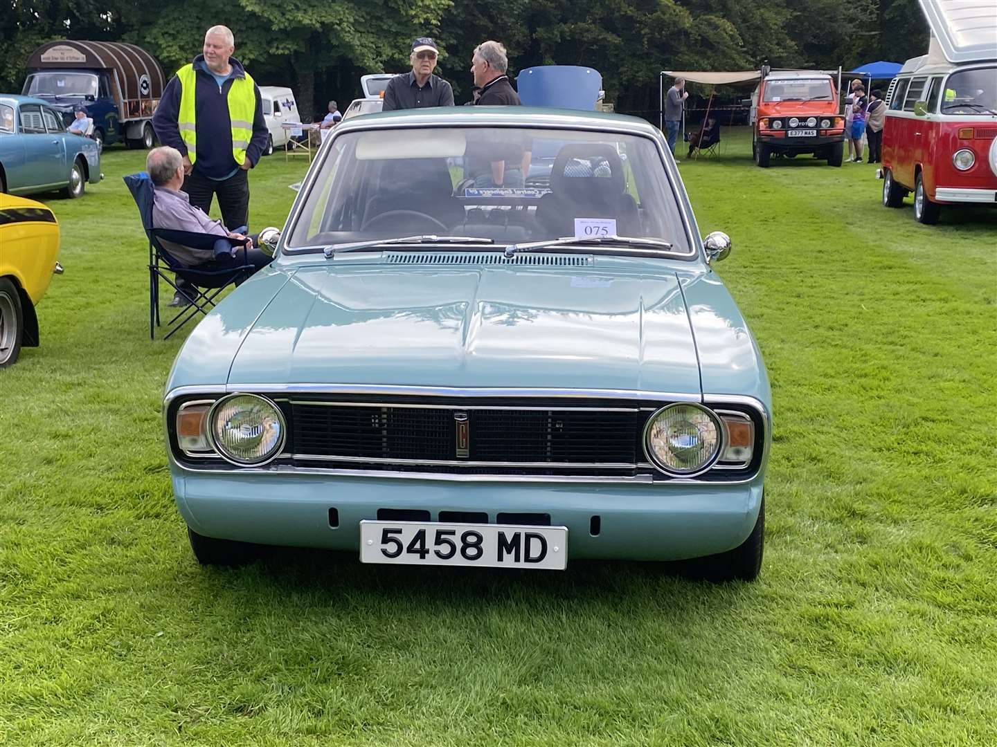 A Ford Cortina, which belongs to Gary Davidson from Elgin. Picture: Millie Reid