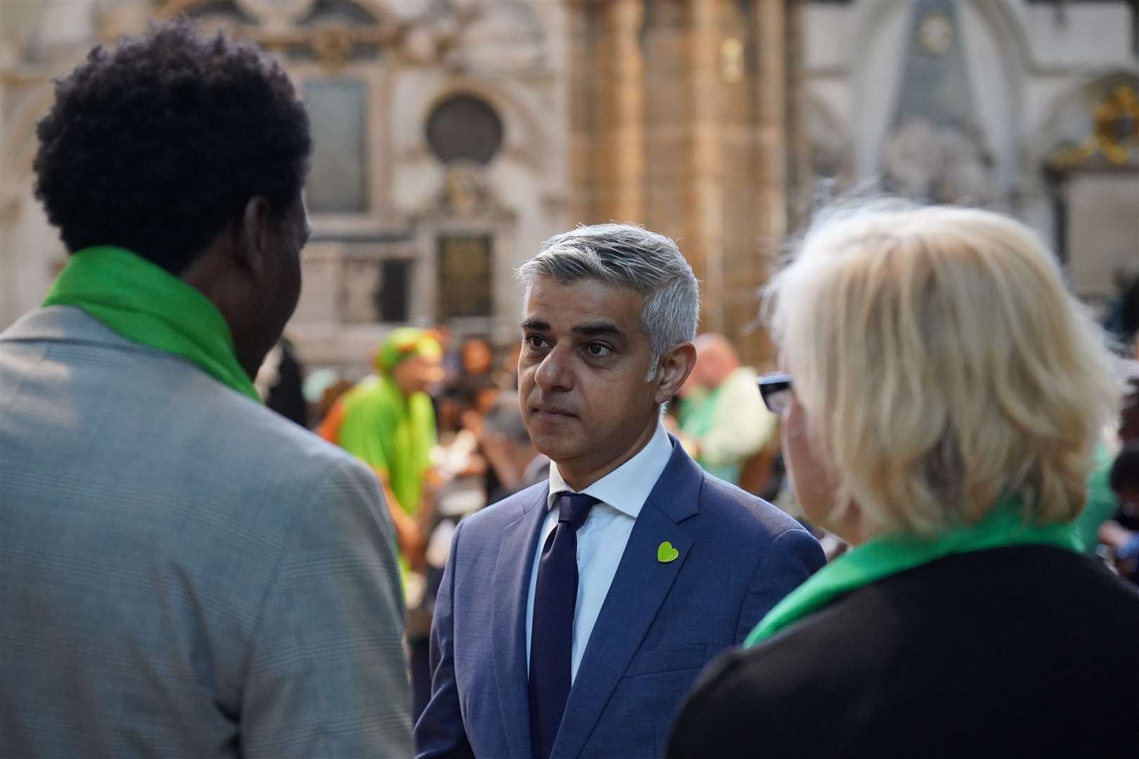 Mayor of London Sadiq Khan was among those attending the service (Jonathan Brady/PA)