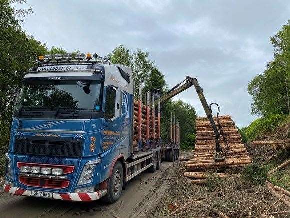 The project will ensure that timber lorries are not having to travel through Dallas.