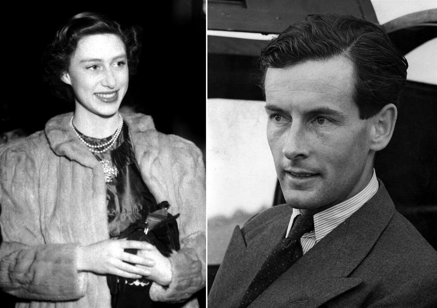 Princess Margaret and Group Captain Peter Townsend (PA)