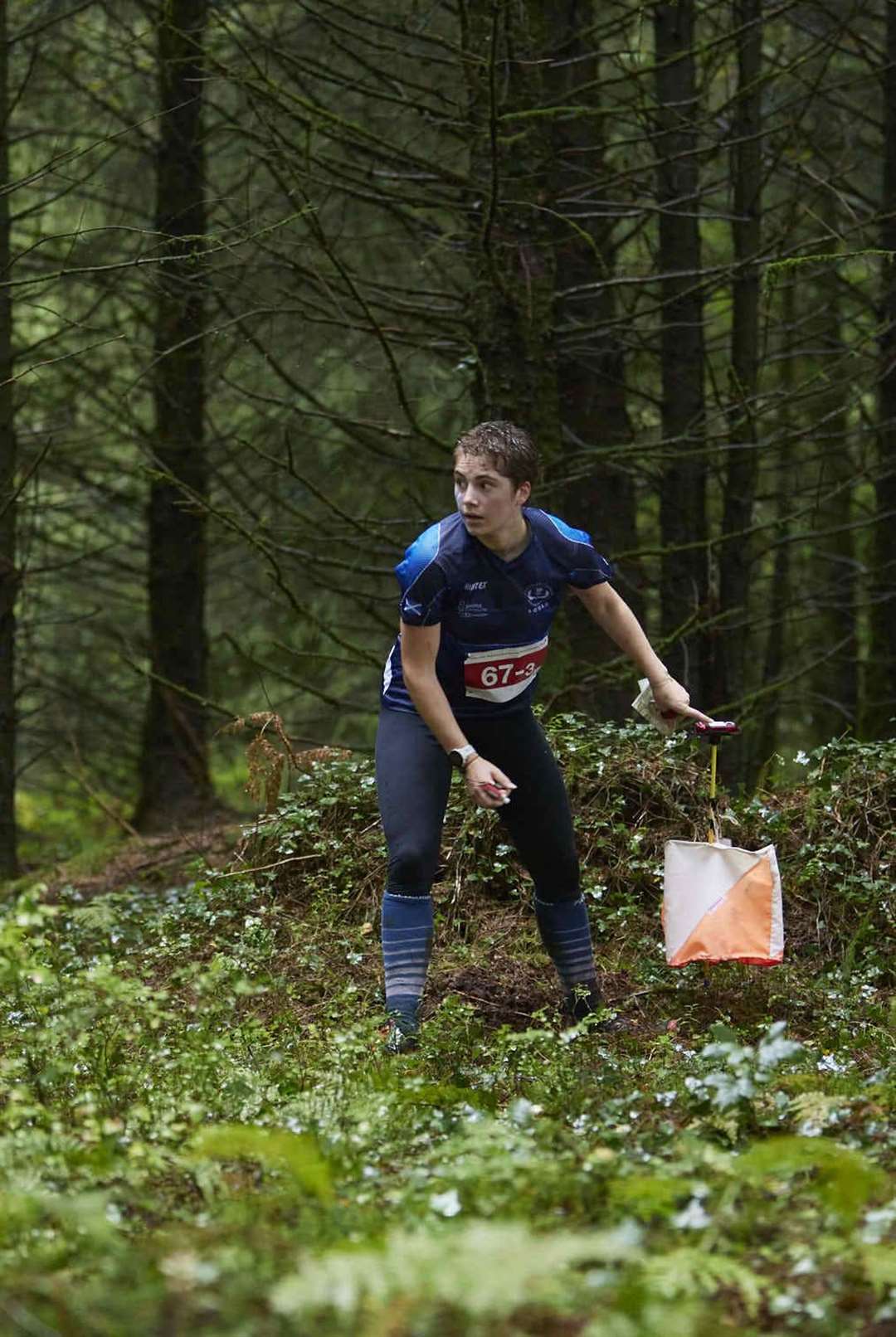 Isobel Howard is at home in the forest, using her mental and physical ability to excel in her sport.