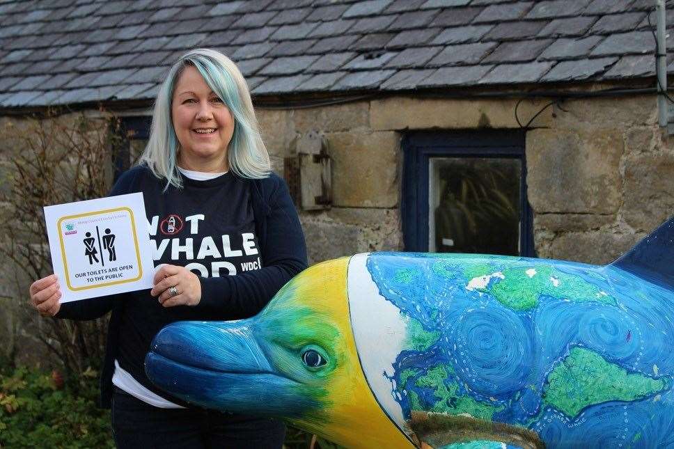 Lisa Farley, manager of the Scottish Dolphin Centre in Spey Bay.
