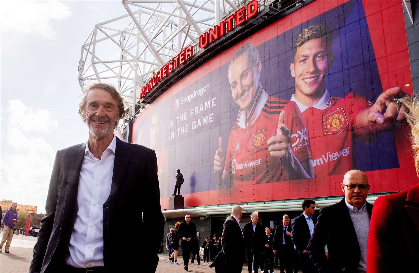 Sir Jim Ratcliffe is currently attempting to buy Manchester United (Peter Byrne/PA)