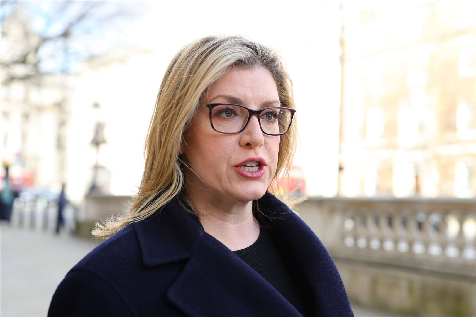 Trade minister Penny Mordaunt said a decision on extending quotas on steel imports was expected ‘very shortly’ (Aaron Chown/PA)