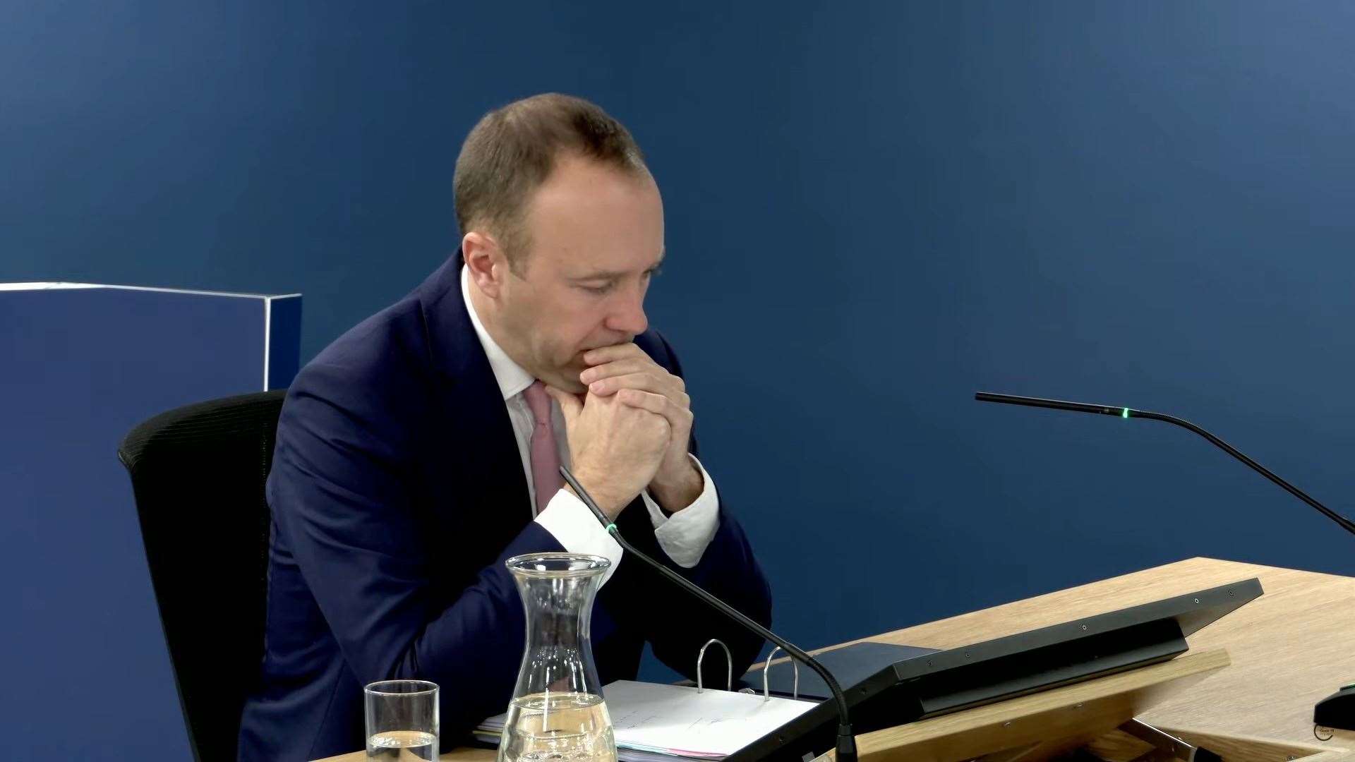 Matt Hancock gave a full day of evidence at the inquiry (UK Covid-19 Inquiry/PA)