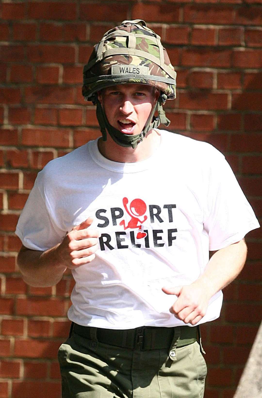Prince William during a Sport Relief mile run in 2006 (Chris Young/PA)