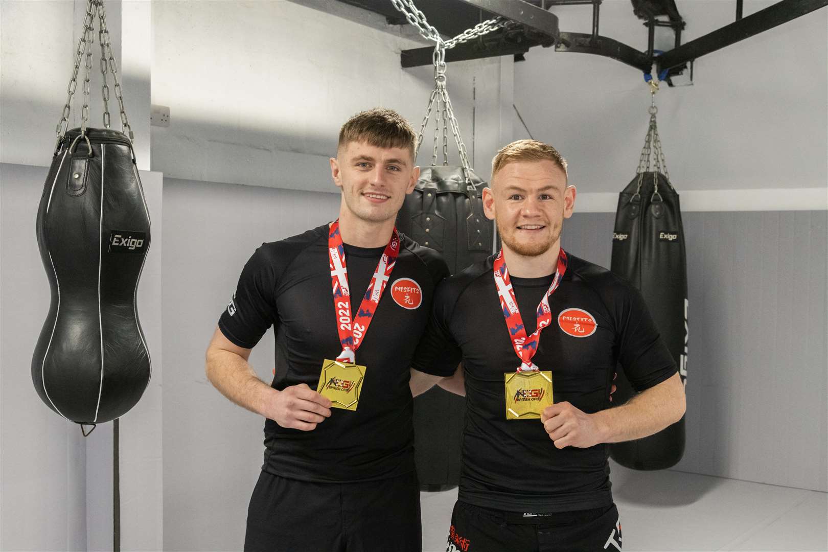 Dylan Jackson (left) and Kevin McAloon (right) have both recently won gold medals at the British Open...SBG Moray, Elgin...Picture: Beth Taylor..