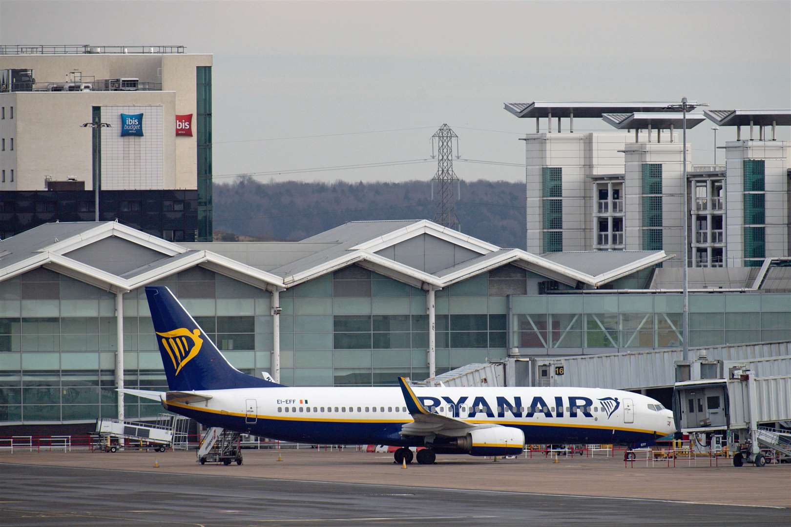 Ryanair is among the airlines with a base at Birmingham Airport (Jacob King/PA)