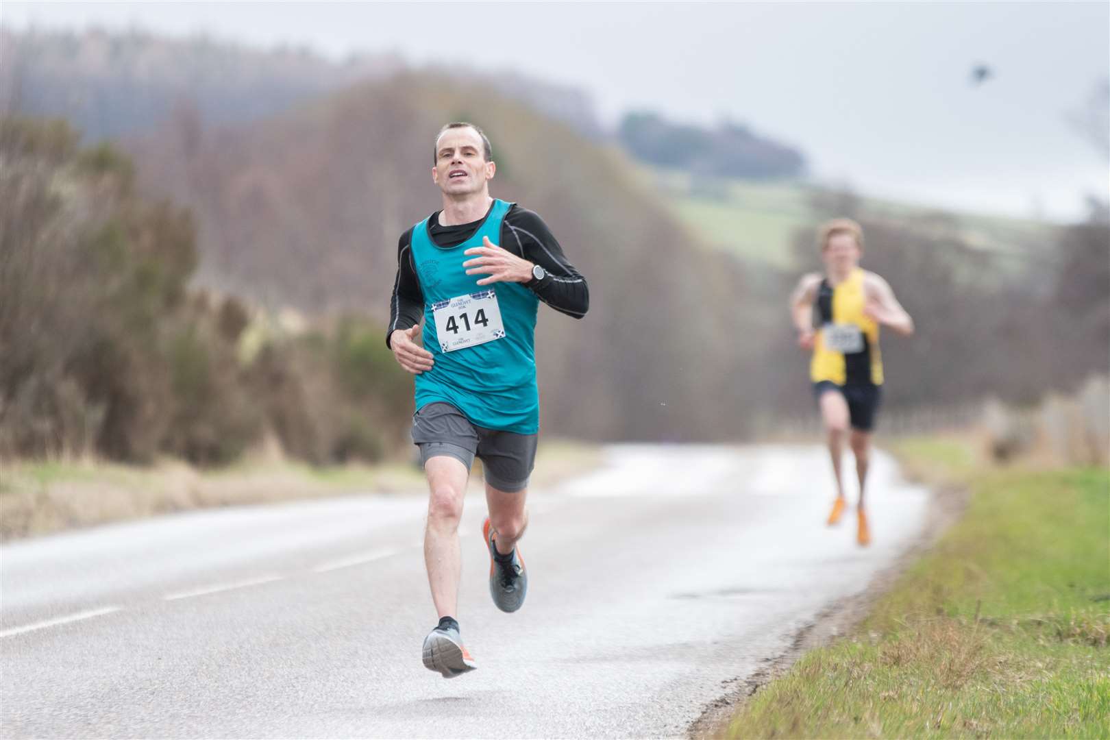 2nd overall was Steven Yule with a time of 36:49...2023 Glenlivet 10k Race, which raises money for Chest Heart & Stroke Scotland. .. Picture: Daniel Forsyth..