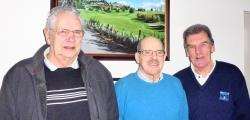 Forres Golf Club Texas Scramble winners from left: Willie Ralph, Bill Thow and Jeff Wheeler
