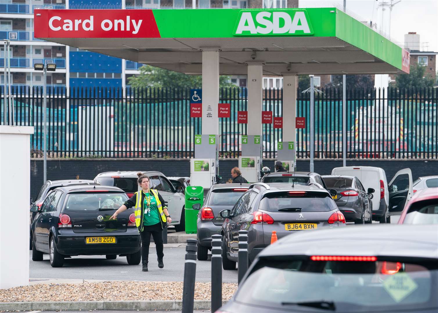 Supermarkets usually charge around 4p per litre below average UK fuel prices (Dominic Lipinski/PA)
