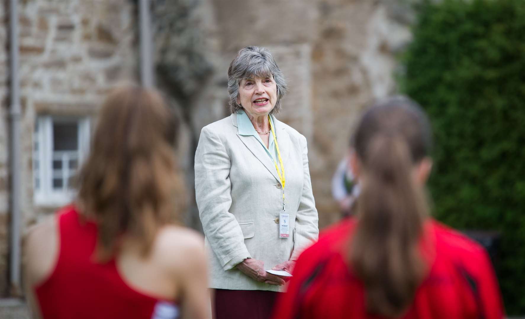 Joanna Grant Peterkin, Deputy Lieutenant and Chair of the Moray Badge Jubilee Project. ..Picture: Becky Saunderson.